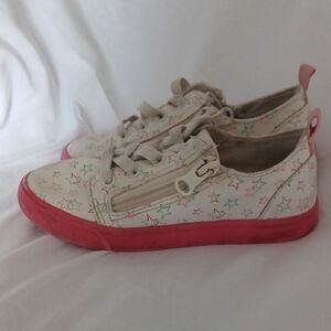 Starry Kids Sneakers with Pink Soles